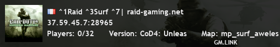 ^1Raid ^3Surf ^7| raid-gaming.net