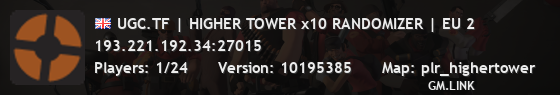 UGC.TF | HIGHER TOWER x10 RANDOMIZER | EU 2