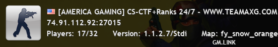 [AMERICA GAMING] CS-CTF+Ranks 24/7 - WWW.TEAMAXG.COM