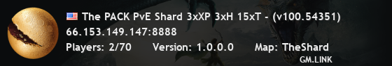 The PACK PvE Shard 3xXP 3xH 15xT - (v100.54351)