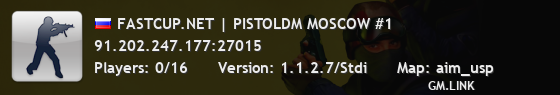 FASTCUP.NET | PISTOLDM MOSCOW #1