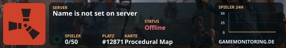 Name is not set on server
