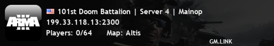 101st Doom Battalion | Server 4 | Mainop