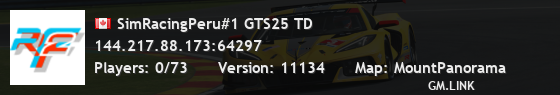 SimRacingPeru#1 GTS25 TD