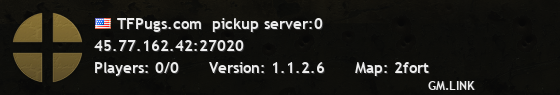 TFPugs.com  pickup server:0