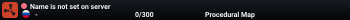 Name is not set on server