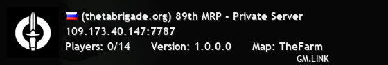 (thetabrigade.org) 89th MRP - Private Server