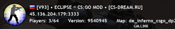 [V93] • ECLIPSE ☆ CS:GO MOD • [CS-DREAM.RU]