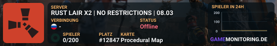 RUST LAIR X2 | NO RESTRICTIONS | 08.03