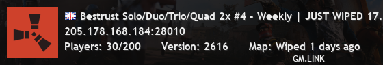 Bestrust Solo/Duo/Trio/Quad 2x #4 - Weekly | JUST WIPED 17.12 1