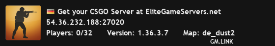 Get your CSGO Server at EliteGameServers.net