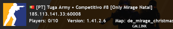 [PT] Tuga Army • Competitivo #8 [Only Mirage Natal]