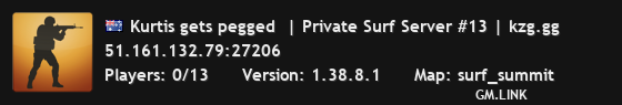Kurtis gets pegged  | Private Surf Server #13 | kzg.gg
