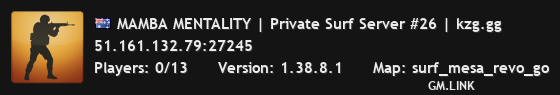 MAMBA MENTALITY | Private Surf Server #26 | kzg.gg