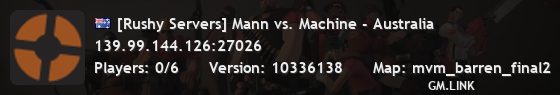 [Rushy Servers] Mann vs. Machine - Australia
