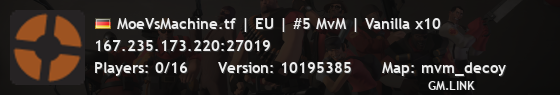 MoeVsMachine.tf | EU | #5 MvM | Vanilla x10