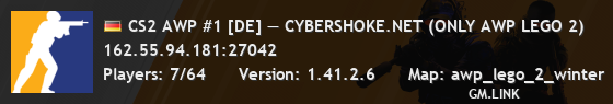 CS2 AWP #1 [DE] — CYBERSHOKE.NET (ONLY AWP LEGO 2)