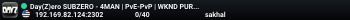 Day(Z)ero SUBZERO - 4MAN | PvE-PvP | WKND PURGE | TRADER