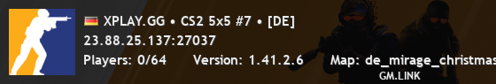 XPLAY.GG • CS2 5x5 #7 • [DE]