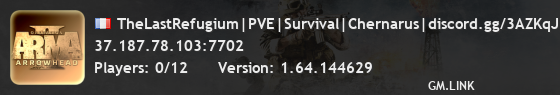 TheLastRefugium|PVE|Survival|Chernarus|discord.gg/3AZKqJB