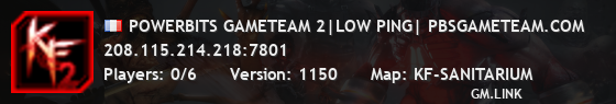 POWERBITS GAMETEAM 2|LOW PING| PBSGAMETEAM.COM