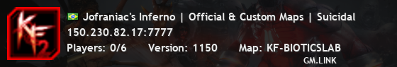 Jofraniac's Inferno | Official & Custom Maps | Suicidal