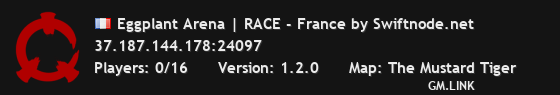 Eggplant Arena | RACE - France by Swiftnode.net