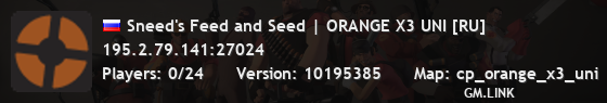Sneed's Feed and Seed | ORANGE X3 UNI [RU]