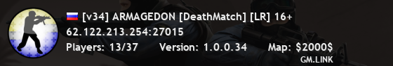 [v34] ARMAGEDON [DeathMatch] [LR] 16+
