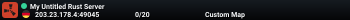 My Untitled Rust Server