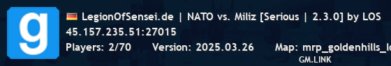 LegionOfSensei.de | NATO vs. Miliz [Serious | 2.3.0] by LOS
