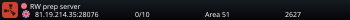 RW prep server