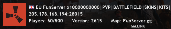 EU FunServer x10000000000|PVP|BATTLEFIELD|SKINS|KITS|TP|MYMINI|