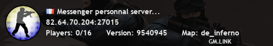 Messenger personnal server...