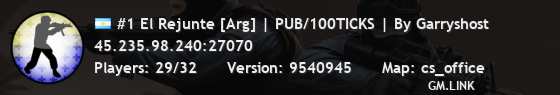 #1 El Rejunte [Arg] | PUB/100TICKS | By Garryshost