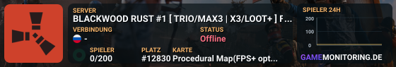 BLACKWOOD RUST #1 [ TRIO/MAX3 | X3/LOOT+ ] FRIDAY RUSSIA 27.06