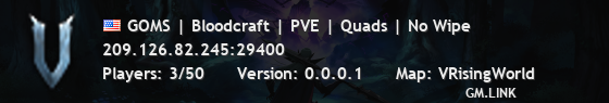 GOMS | Bloodcraft | PVE | Quads | No Wipe