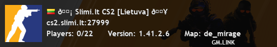 🟡 Slimi.lt CS2 [Lietuva] 💥