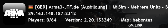 [GER] Arma3-JTF.de [Ausbildung] | MilSim - Mehrere Units - Besu