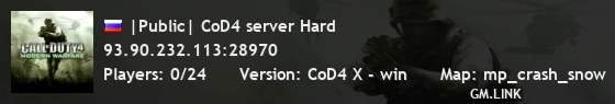 |Public| CoD4 server Hard