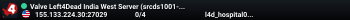 Valve Left4Dead India West Server (srcds1001-bom2.382.15)