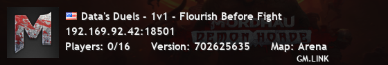 Data's Duels - 1v1 - Flourish Before Fight