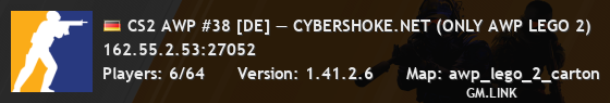 CS2 AWP #38 [DE] — CYBERSHOKE.NET (ONLY AWP LEGO 2)