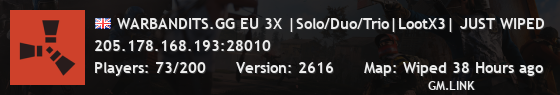 WARBANDITS.GG EU 3X |Solo/Duo/Trio|LootX3| JUST WIPED