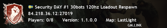 Security DAY #1 30bots 120hz Loadout Respawn