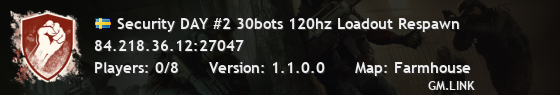Security DAY #2 30bots 120hz Loadout Respawn