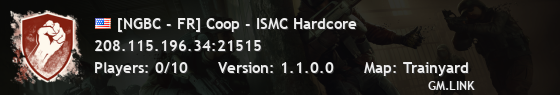 [NGBC - FR] Coop - ISMC Hardcore