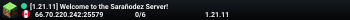 [1.21.11] Welcome to the Sarañodez Server!