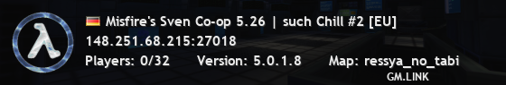Misfire's Sven Co-op 5.26 | such Chill #2 [EU]