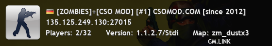 [ZOMBIES]+[CSO MOD] [#1] CSOMOD.COM [since 2012]